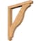 Ekena Millwork Funston Arts and Crafts Smooth Bracket w/ Offset Brace, Western Red Cedar, 5 1/2"W x 42"D x 48"H BKT0604X42X48FST03SWR - alternate 1